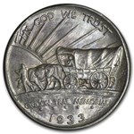 1933-D Oregon Trail Memorial Half Dollar Commem Half BU