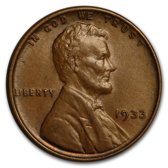 1933 Lincoln Cent BU (Brown) 1933 Lincoln Cent BU (Brown)