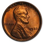 1933 Lincoln Cent BU (Red/Brown)