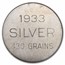 1933 Pedley-Ryan So Called Dollar HK-825 MS-60 NGC