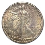 1933-S Walking Liberty Half Dollar AU-58 NGC