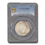 1933-S Walking Liberty Half Dollar MS-65 PCGS