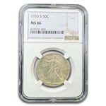 1933-S Walking Liberty Half Dollar MS-66 NGC