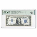 1934 $1.00 Silver Certificate CU-64 PMG (Fr#1606)