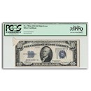1934 $10 Silver Cert. VF35 PPQ PCGS (Fr#1701m) Printed Fold Error