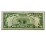 1934/1934-A $5.00 Silver Certificate XF