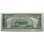 1934-1934-D $5.00 Silver Certificates VG/VF
