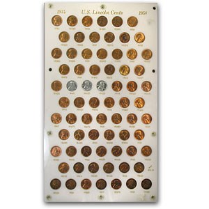 1934-1958 Lincoln Cent Short Set AU/BU (71 coins) 1934-1958 Lincoln Cent Short Set AU/BU (71 coins)