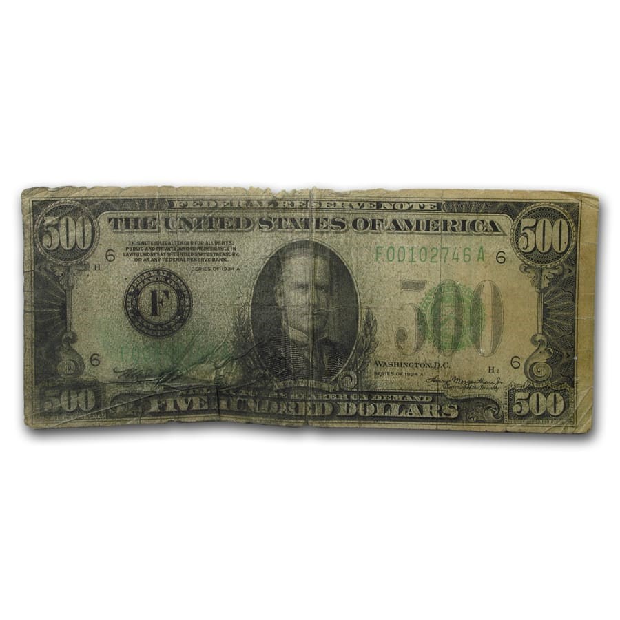 1934/34-A $500 FRN Cull (Districts of Our Choice)