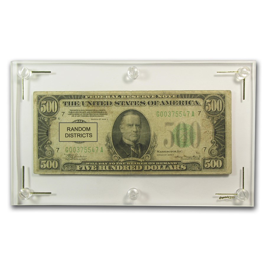 1934/34-A $500 FRN Good/VG (Districts of Our Choice)