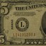 1934 $5.00 Brown Seal Hawaii VF (Fr#2301M) Mule