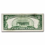 1934 $5.00 Silver Certificate VF (Fr#1650)
