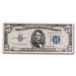 1934 $5.00 Silver Certificates CU