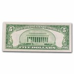 1934 $5.00 Silver Certificates CU