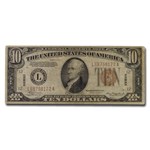 1934-A $10 Brown Seal Hawaii VF-20 PMG (Fr#2303)