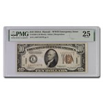 1934-A $10 Brown Seal Hawaii VF-25 PMG (Fr#2303)