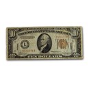 1934-A $10 Brown Seal Hawaii VG/VF (Fr#2303)