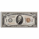 1934-A $10 Brown Seal Hawaii XF (Fr#2303)