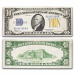 1934-A $10 Yellow Seal North Africa CU (Fr#2309)