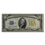 1934-A $10 Yellow Seal North Africa VF-35 PMG (Fr#2309)