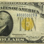 1934-A $10 Yellow Seal North Africa VF+ (Fr#2309)