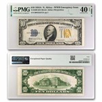 1934-A $10 Yellow Seal North Africa XF-40 EPQ PMG (Fr#2309)