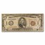 1934-A $5.00 Brown Seal Hawaii VG (Fr#2302)