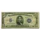 1934-A* $5.00 Silver Certificate VG (Fr#1651*) Star Note