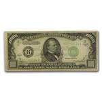 1934-A (B-New York) $1,000 FRN VF (Fr#2212-B)