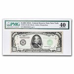 1934-A (B-New York) $1,000 FRN XF-40 PMG (Fr#2212-B)