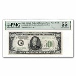 1934-A (B-New York) $500 FRN AU-55 PMG (Fr#2202-B)
