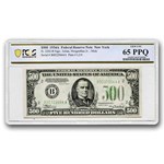 1934-A (B-New York) $500 FRN CU-65 PPQ PCGS (Fr#2202-Bm) Mule