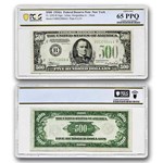 1934-A (B-New York) $500 FRN CU-65 PPQ PCGS (Fr#2202-Bm) Mule