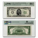 1934 (A-Boston) $5.00 FRN CU-64 EPQ PMG (Fr#1956-Am) DGS
