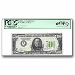 1934 (A-Boston) $500 FRN CU-65 PPQ PCGS (Fr#2201-A) LGS
