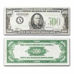 1934 (A-Boston) $500 FRN XF (Fr#2201-A) Details
