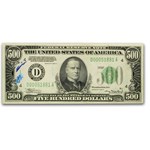 1934-A (D-Cleveland) $500 FRN Fine (Fr#2202-D)