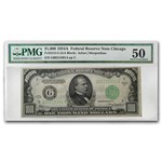 1934-A (G-Chicago) $1,000 FRN AU-50 PMG (Fr#2212-G)