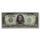 1934-A (G-Chicago) $1,000 FRN AU (Fr#2212-G)