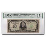 1934-A (G-Chicago) $1,000 FRN F-15 PMG (Fr#2212-G)