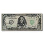 1934-A (G-Chicago) $1,000 FRN VF-25 PMG (Fr#2212-G)