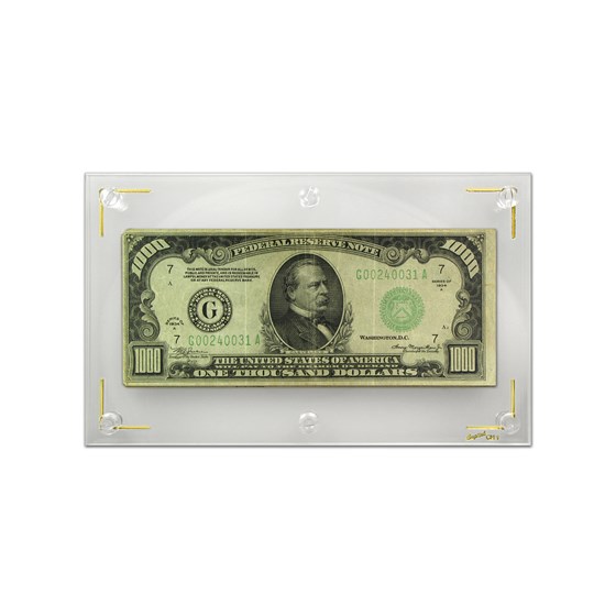 1934-A (G-Chicago) $1,000 FRN VF (Fr#2212-G) 1934-A (G-Chicago) $1,000 FRN VF (Fr#2212-G)