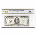 1934-A (G-Chicago) $1,000 FRN XF-45 PCGS (Fr#2212-G)