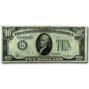 1934-A (G-Chicago) $10 FRN XF/AU (Fr#2006-G)