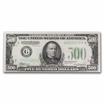 1934-A (G-Chicago) $500 FRN Ch AU (Fr#2202-G)
