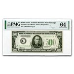 1934-A (G-Chicago) $500 FRN CU-64 PMG (Fr#2202-G)