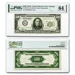 1934-A (G-Chicago) $500 FRN CU-64 PMG (Fr#2202-G)