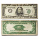 1934-A (G-Chicago) $500 FRN Fine Details (Fr#2202-G)