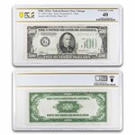 1934-A (G-Chicago) $500 FRN XF-40 PCGS (Fr#2202-G) Mule