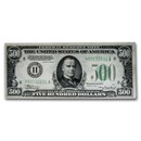 1934-A (H-St. Louis) $500 FRN AU (Fr#2202-H)
